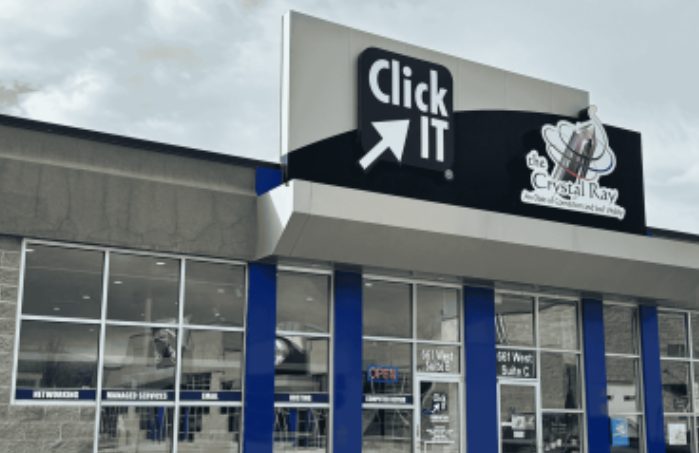 A modern Click IT storefront